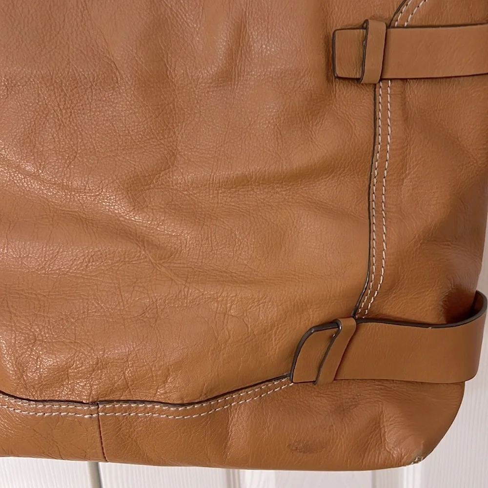 Michael Kors Golden Tan Leather Handbag Purse Tote